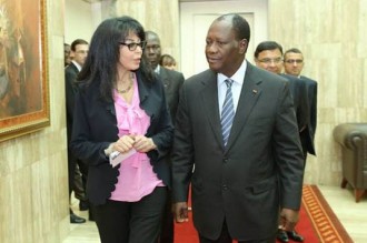 Côte d'Ivoire : Yamina Benguigui propose à  Ouattara de relancer la « Culture, le Cinéma et le livre »
